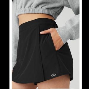 Alo Black Clubhouse Skort